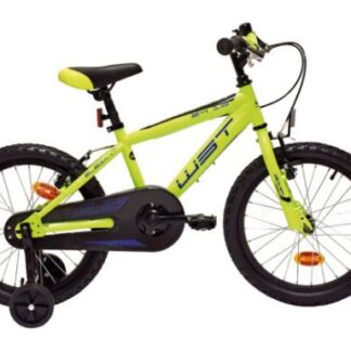 Bicicleta Infantil WST Junior Verde Flúor18″
